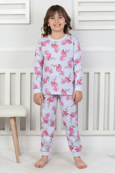 ZUZUNGA Set pijamale pentru fete cu modele de flamingo