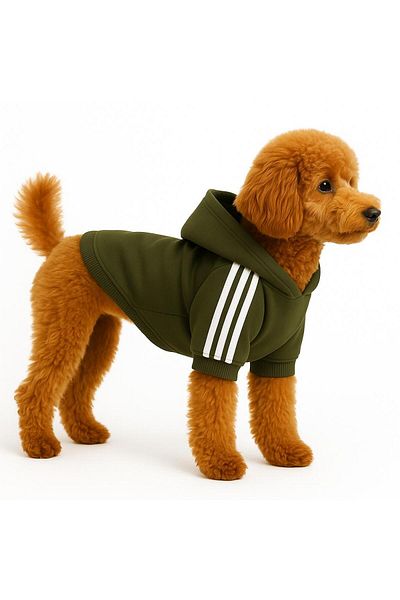 GTB Pet Hooded Dog Outfit Soft Three Thread Fabric Dog Hoodie Cat and Dog Outfit Clothes Coats