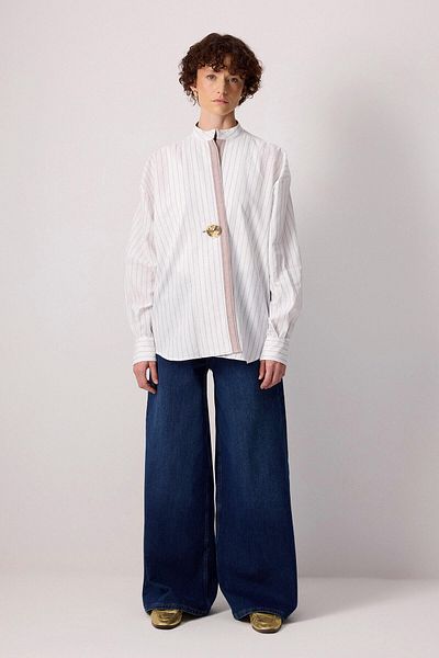 Touché Privé Contrast Striped Tunic