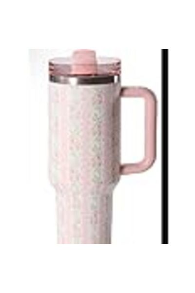Generic Floral Quencher H2.0 FlowState Stainless Steel Vacuum Insulated Tumbler with Lid and Straw for Water