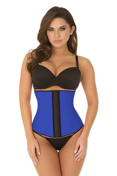 bazaar-turkey all you need Blue Mi 9161 Waist Corset with Agrafla