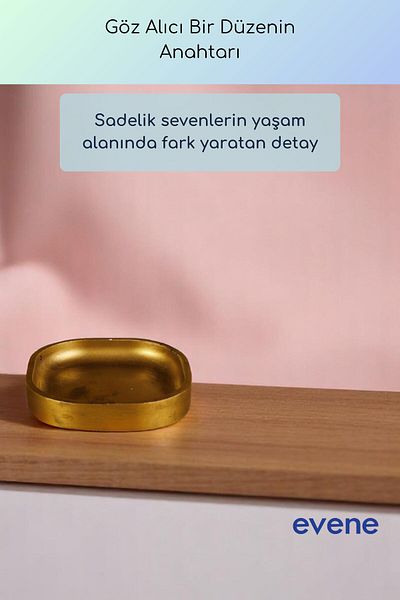 Evene Jewelry Organizer Makeup Organizer Cosmetic Organizer Διακοσμητικό πιάτο Χρυσό Αντίκα Χρώμα Μοντέλο 37
