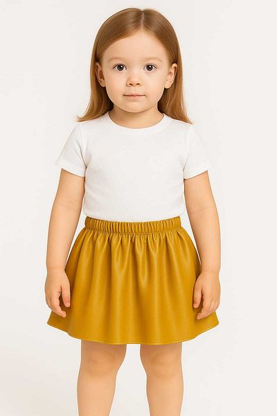 Soft kids Set de jos și sus pentru fete din piele