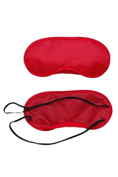dalimag Sleeping Mask, Universal Size, Padded Interior, Elastic Band, Red, Dalimag