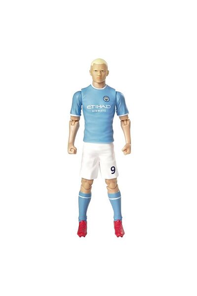 Banbo Toys Erling Haaland figurine, Manchester City, 20 cm, articulated with ball included, number 9