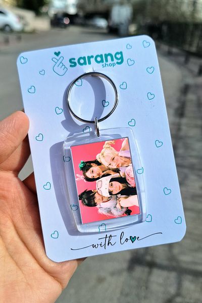 SARANG Transparent Photo Keychain - Aespa Kpop