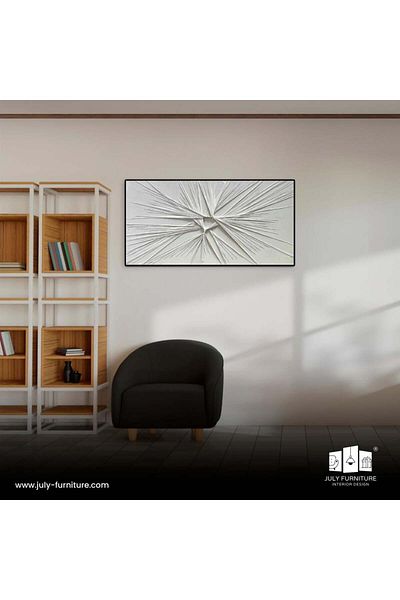 July furniture Gypsum wall decoration, explosion of light