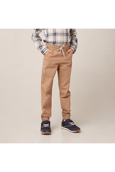Juniors Solid Pants with Drawstring Closure