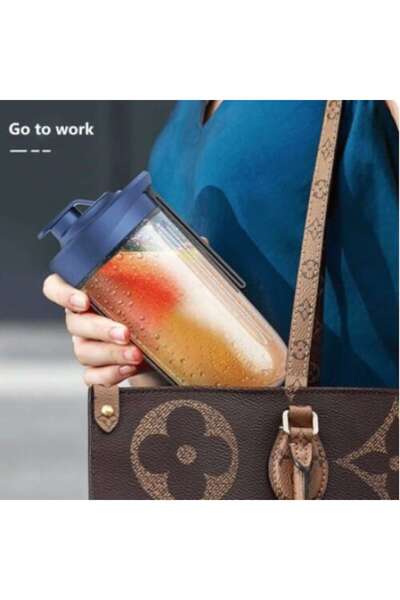 dalimag Blender portabil Kludoo®, 6 lame din oțel inoxidabil, reîncărcabil USB, capacitate 400 ml