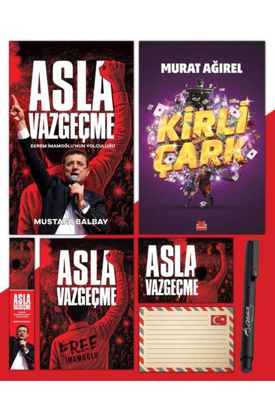 Halk Kitabevi Asla Vazgeçme - Ayraç - Kartpostal - Poster - Kirli Çark - Atat...