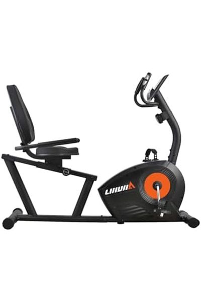 BUNCA 🚲 Legoggia Magnetic Stationary Bike with Backrest - Maximum Weight 110 kg - Model BC-89033