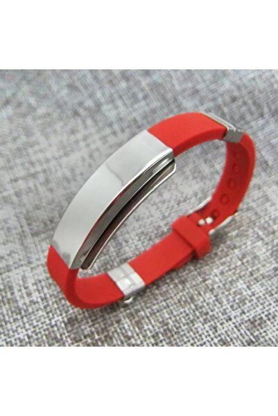 dalimag Adjustable Bracelet, Strap System, Silicone, Red, 22 cm