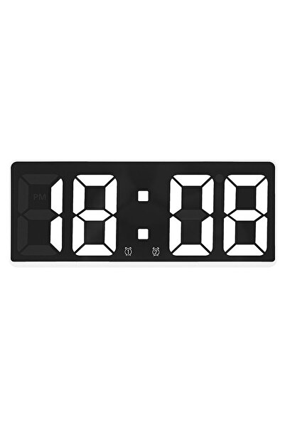 OEM Digital multifunctional desk clock with voice control, adjustable brightness, and temperature displa