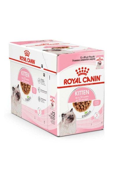 Royal Canin Wet Food Pouches for Kittens up to 12 Months (85g, Pack of 12)