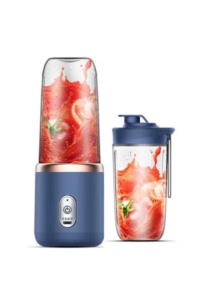 dalimag Blender portabil Kludoo®, 6 lame din oțel inoxidabil, reîncărcabil USB, capacitate 400 ml