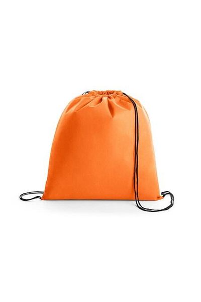 dalimag Drawstring Backpack, Nonwoven with Cord Closure, 37 x 41 cm, Orange, Dalimag