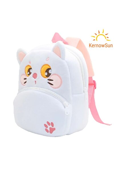 KERNOWSUN Plus Backpack KERNOWSUN, Cat Model, Preschool, Kindergarten, Nursery, White