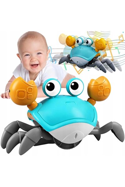 Logit Jucărie interactivă Logit, Crab cu senzori de mișcare, Melodii, Albastr...