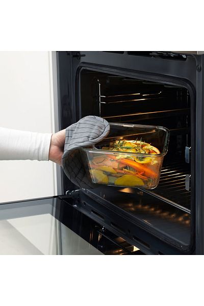 IKEA Food container, rectangular/glass, 1.8 l