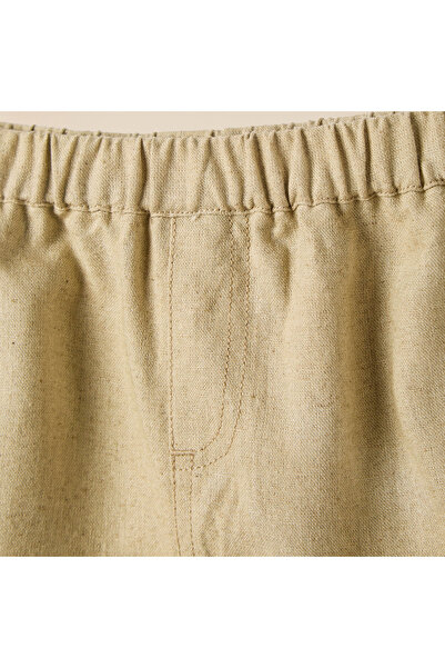 giggles Textured Pull On Pants with Pockets