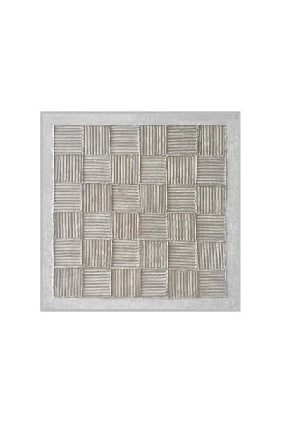 July furniture Gypsum wall decor, woven details