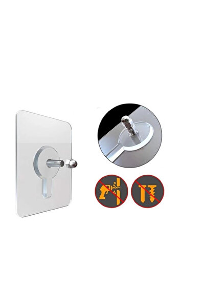 ardini ÇERÇEVE ASKISI SÜPER GÜÇLÜ VİDALI KANCA YAPIŞKANLI RAF TUTUCU ASKI 1 Lİ