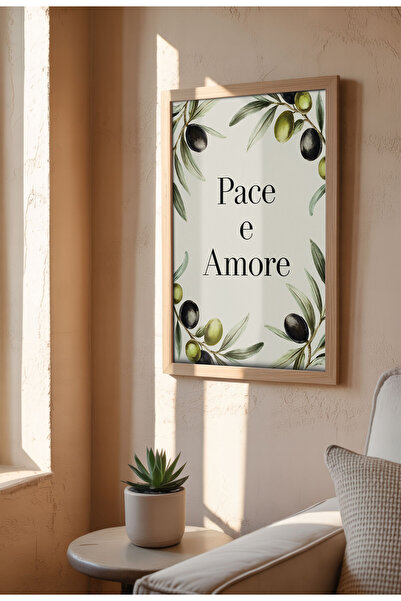 21mxm Imprimeu mediteranean, poster pe pânză cu fructe și flori, decor de perete fără ramă