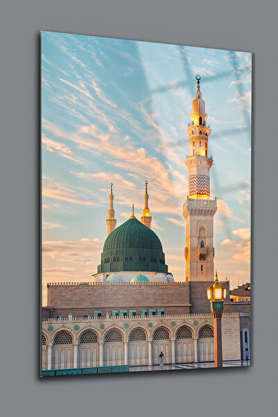 glassartdesign Mescid-i Nebevi Cam Tablo - İslami Tablo - Dini Tablo
