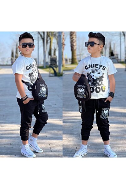 Butik SNOOPY BASKILI ÇANTALI ERKEK TAKIMLARI