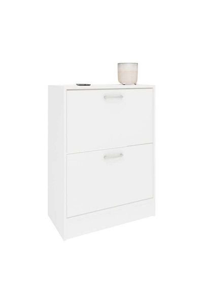 haaus Rin Shoe Cabinet, 2 Doors, White, 63 X 30 X 85 Cm
