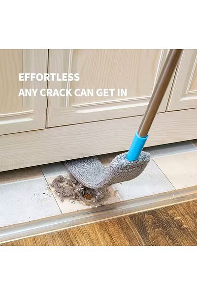 OEM Slim Dust Brush with Extendable Handle, Washable Microfiber for Narrow Spaces