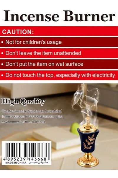 DLC Electric incense burner in classic gold style