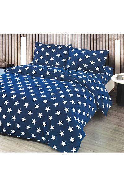 FIONNA.RO Cocolino Fur Blanket and Pillowcase Set - Stars