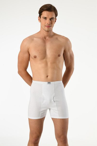 Mfö Life İç Giyim 6 Pieces Men's Classic Comfortable Fit Large Size Long Underpants 100% Cotton