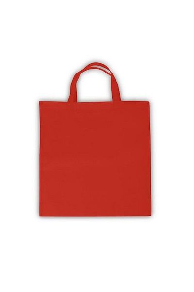 dalimag Shopping bag made of non-woven material, 80 g/m², 380 x 415 mm, red