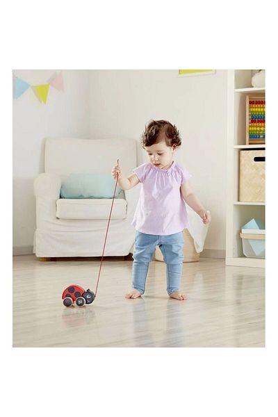 Hape Hape Ladybug wooden pull-along toy
