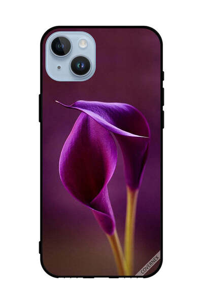 Covernex غطاء حماية لهاتف Apple iPhone 14 Plus زهرتان جميلتان