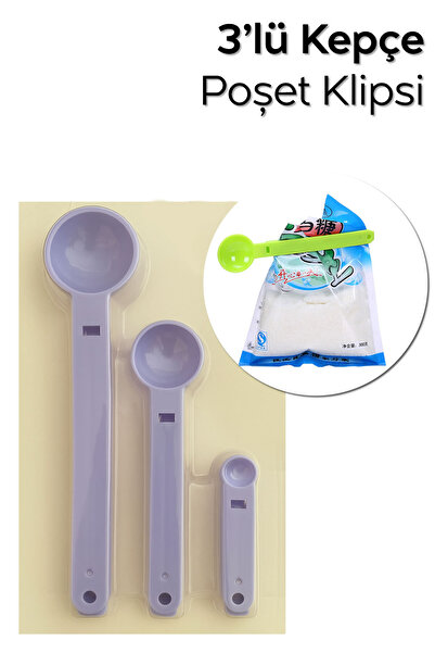 ARVALE 3 Boy Poşet Klipsi Kaşık