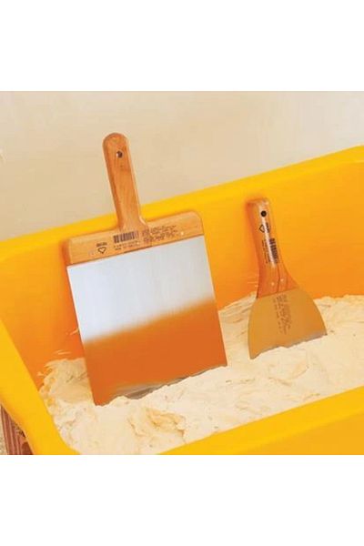 Dekor 002 Paste Spatula 8 Cm Wooden Handle