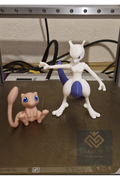 SAHAA Pokemon gelişim seti MEW ve MEWTWO Figür Pokemon