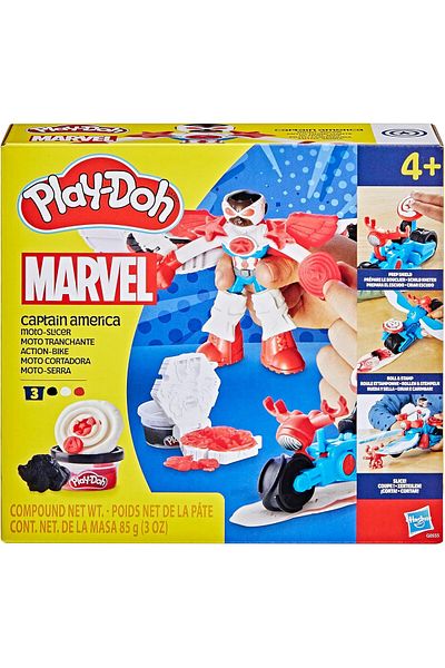 Play Doh Play-Doh Captain America Moto-Slicer G0555