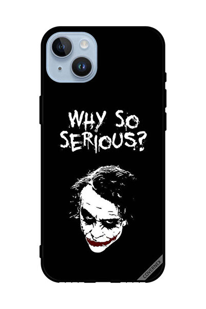Covernex غطاء حماية لجهاز Apple iPhone 14 Plus لماذا هذا الجدية بالأبيض والأسود