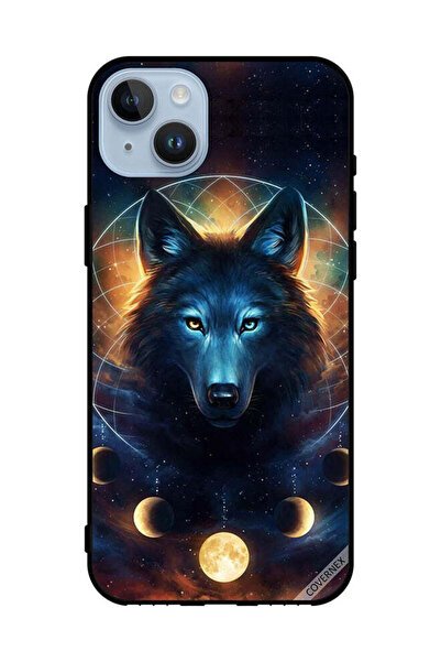 Covernex غطاء حماية لهاتف Apple iPhone 14 Plus ذئب في الفضاء