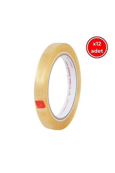 Louis Tape Telephone Tape, 12 Pieces, 12mm X 66m, Transparent, Tin Box