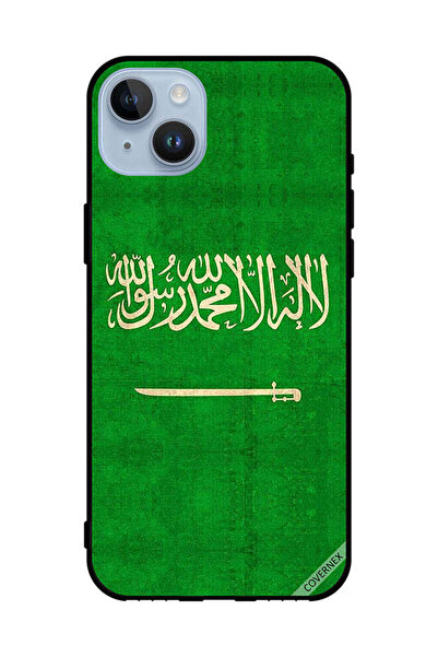Covernex غطاء حماية لهاتف آيفون 14 بلس من آبل، علم المملكة العربية السعودية، ...