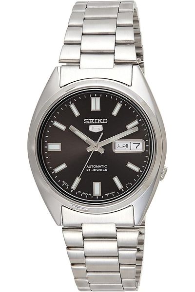Seiko Men Automatic Watch, Analog Display And Stainless Steel Strap SnXS79J1