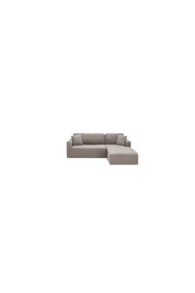 OEM Husa pentru canapea, in forma de L, cu elastic, pentru 2 locuri, doua piese si doua huse pentru pern