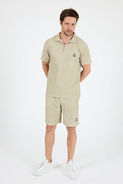 Rodi Men's Capris Polo Neck Short Sleeve T-Shirt – Comfortable Fit, Breathable Fabric Men's T-Shirt 7918