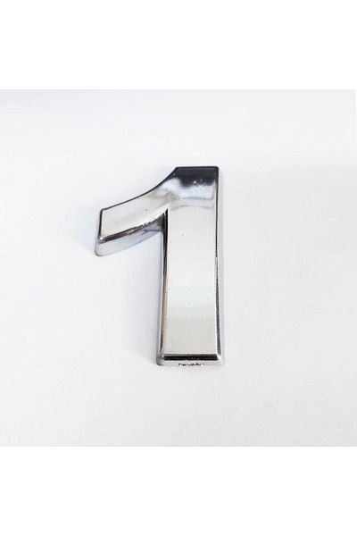 Kuzgun Online Shop Cemax 1 Number 3.75 cm with Chrome Adhesive