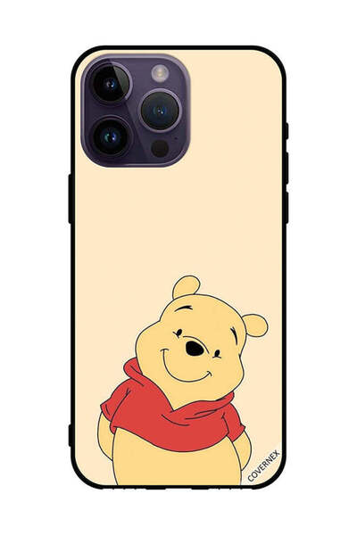 Covernex غطاء حماية لهاتف Apple iPhone 14 Pro Max - الدب في وضع السعادة